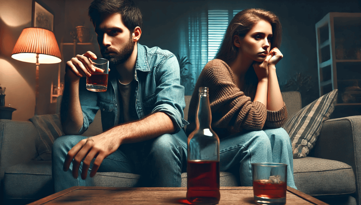 Algunos síntomas en relaciones románticas pueden agravar el riesgo genético de desarrollar problemas relacionados con el alcohol.