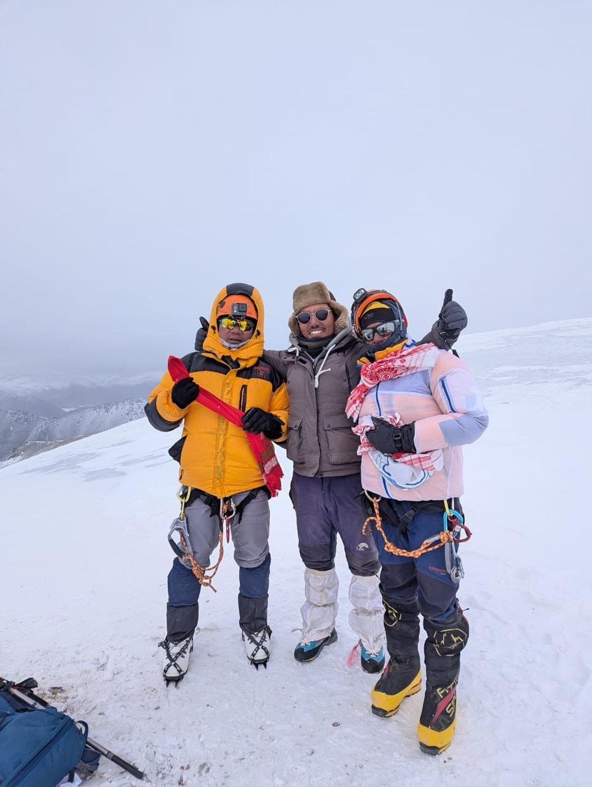 Assam’s Mountaineers Reach First Peak in Ladakh to Commemorate Lachit Borfukan