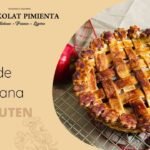 Saludable pie de manzana rubio (sin azúcar, bajo en grasa, sin gluten, vegetariano)